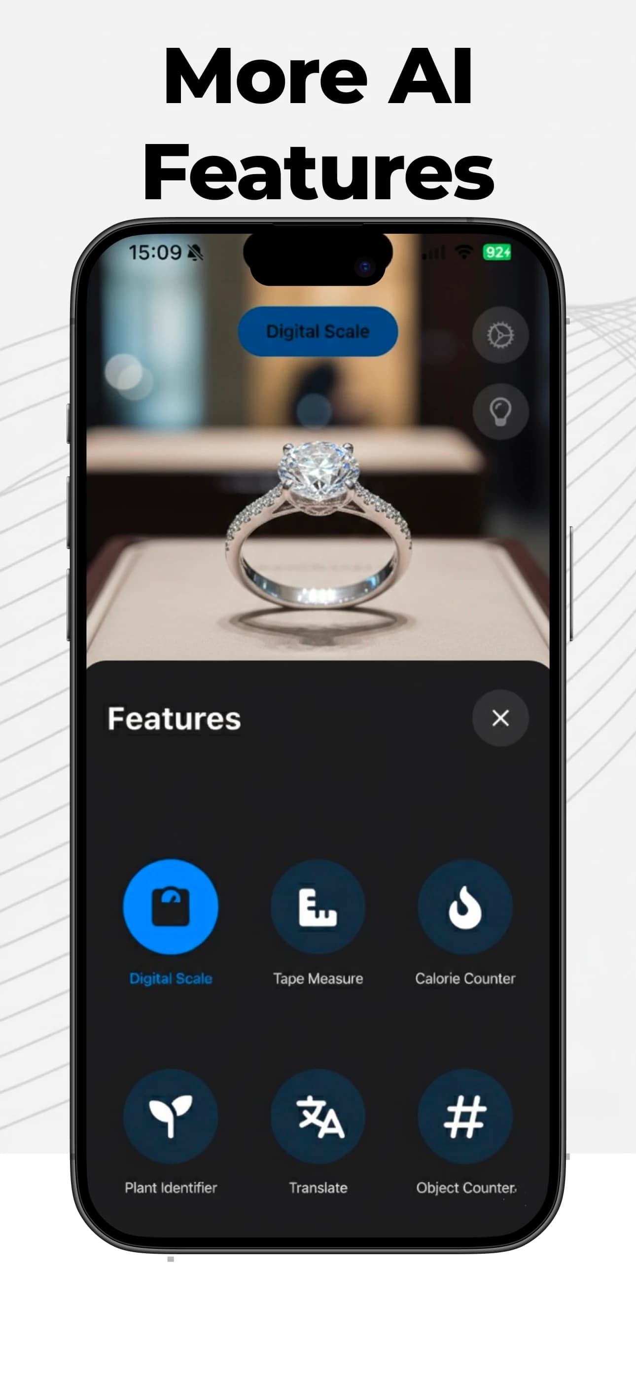 Scale for Grams feature picker screen in WebP format